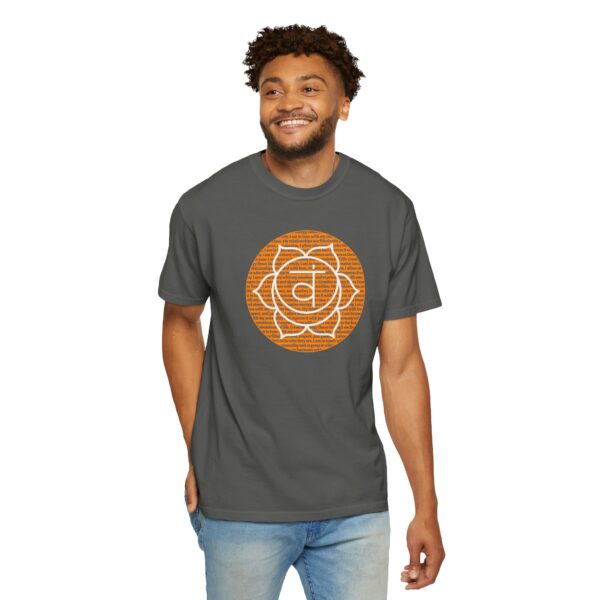 Sacral Chakra Affirmations Heavyweight T-Shirt - Image 18