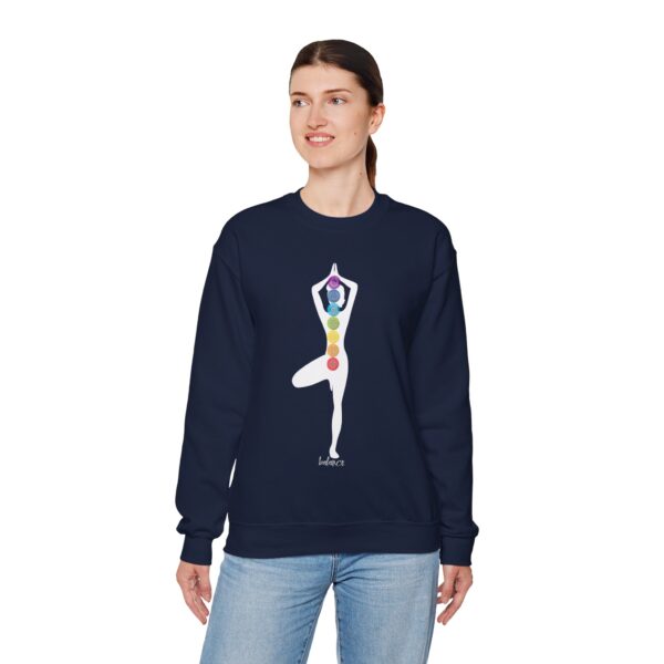 Balance - Chakra Crewneck Sweatshirt with Female Silhouette - Image 22