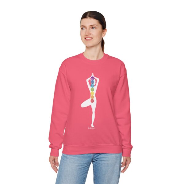Balance - Chakra Crewneck Sweatshirt with Female Silhouette - Image 5
