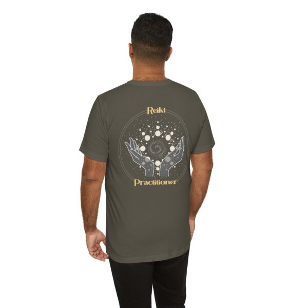 Reiki Practitioner - Lightweight T-Shirt with Yellow Text - Image 13