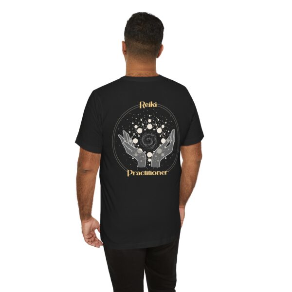 Reiki Practitioner - Lightweight T-Shirt with Yellow Text - Image 22