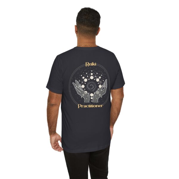 Reiki Practitioner - Lightweight T-Shirt with Yellow Text - Image 18