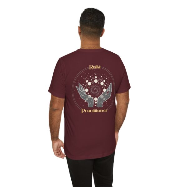 Reiki Practitioner - Lightweight T-Shirt with Yellow Text - Image 5