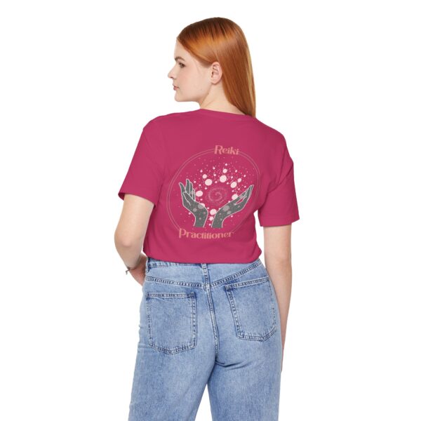 Reiki Practitioner - Lightweight T-Shirt with Pink Text - Image 6