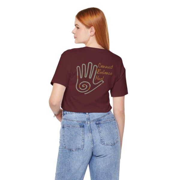 Connect, Balance, Heal - Reiki Hand Lightweight T-Shirt - Image 15