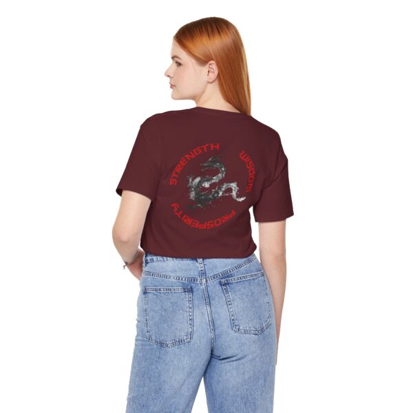 Strength, Wisdom Prosperity - Dragon Lightweight T-Shirt - Image 22