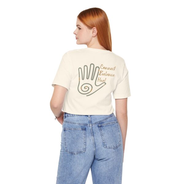 Connect, Balance, Heal - Reiki Hand Lightweight T-Shirt - Image 10