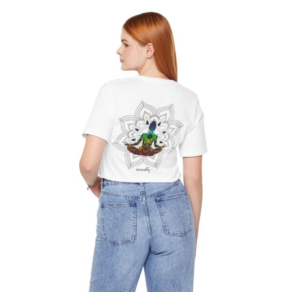 Serenity - Chakra Mandala Lightweight Tee with Female Silhouette - Image 5