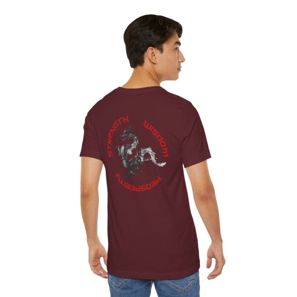 Strength, Wisdom Prosperity - Dragon Lightweight T-Shirt - Image 23