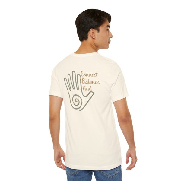 Connect, Balance, Heal - Reiki Hand Lightweight T-Shirt - Image 9