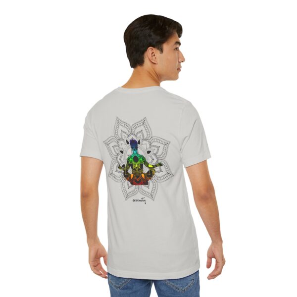 Serenity - Chakra Mandala Lightweight Shirt with Male Silhouette - Image 9