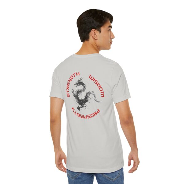 Strength, Wisdom Prosperity - Dragon Lightweight T-Shirt - Image 15