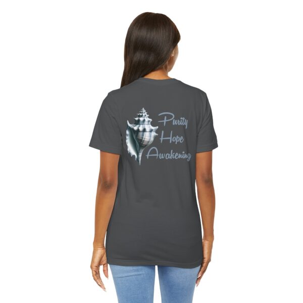 Purity, Hope, Awakening - Conch Shell Lightweight T-Shirt - Image 15