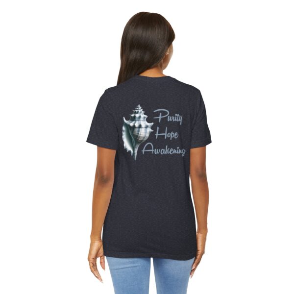 Purity, Hope, Awakening - Conch Shell Lightweight T-Shirt - Image 23