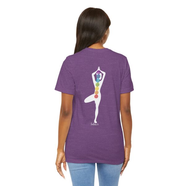 Balance - Chakra Lightweight T-Shirt with Female Silhouette - Image 5