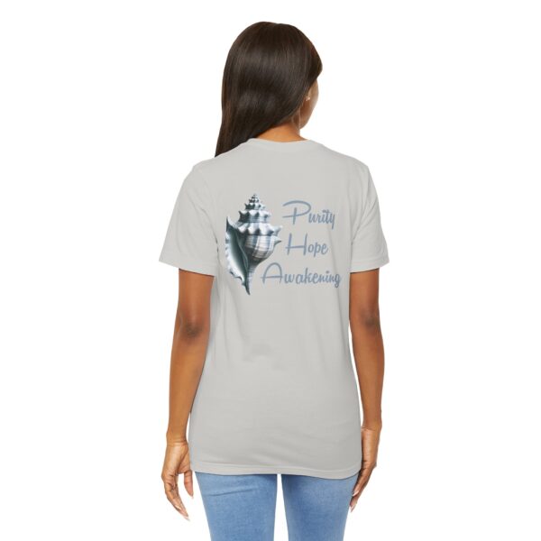 Purity, Hope, Awakening - Conch Shell Lightweight T-Shirt - Image 11