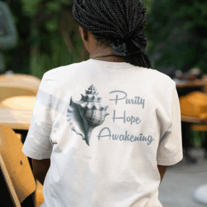 Purity, Hope, Awakening - Conch Shell Lightweight T-Shirt