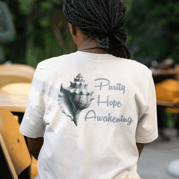 Purity, Hope, Awakening - Conch Shell Lightweight T-Shirt