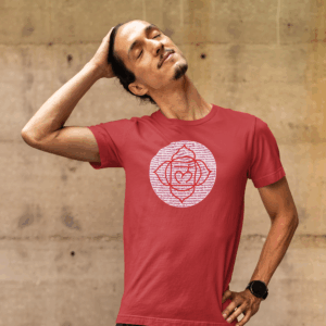 Root Chakra Affirmations Lightweight T-Shirt - Red Text
