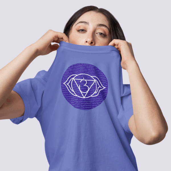 Third Eye Chakra Affirmations Heavyweight T-Shirt