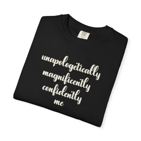 Confidently Me Heavyweight T-Shirt - Floral Text - Image 21