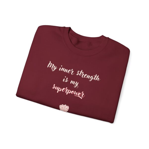 My Inner Strength is My Superpower Crewneck Sweatshirt - Image 8