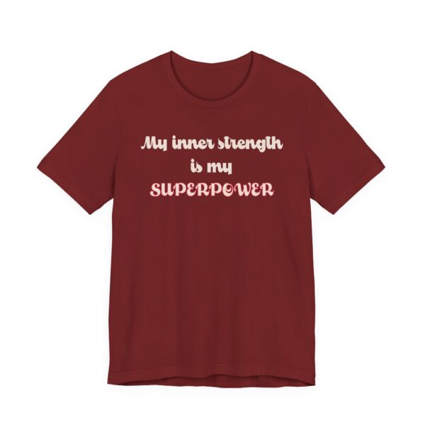My Inner Strength is My Superpower Lightweight Shirt - Text Only - Image 15