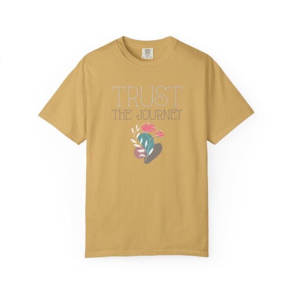 Trust the Journey Heavyweight T-Shirt - Floral Text - Image 20