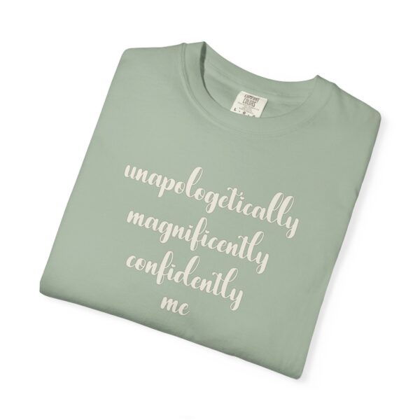 Confidently Me Heavyweight T-Shirt - Floral Text - Image 13