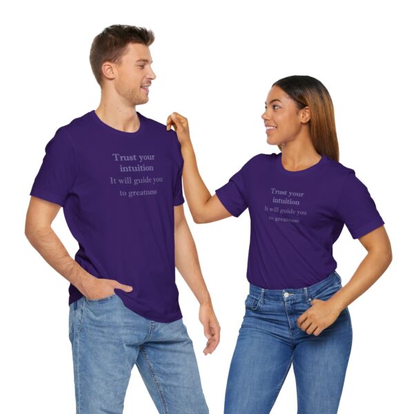 Trust Your Intuition Lightweight T-Shirt - Text Only - Image 23