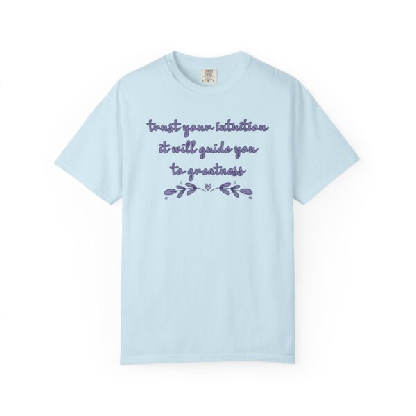 Trust Your Intuition Heavyweight T-Shirt - Floral Text - Image 20