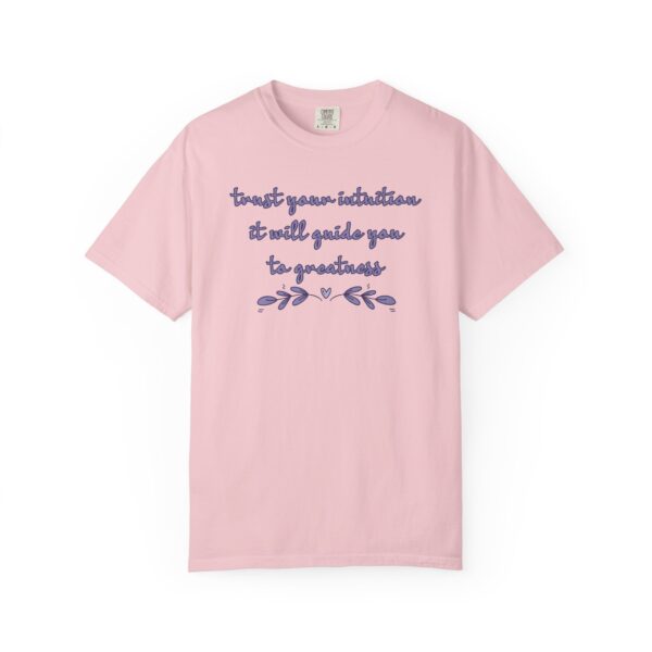 Trust Your Intuition Heavyweight T-Shirt - Floral Text - Image 12