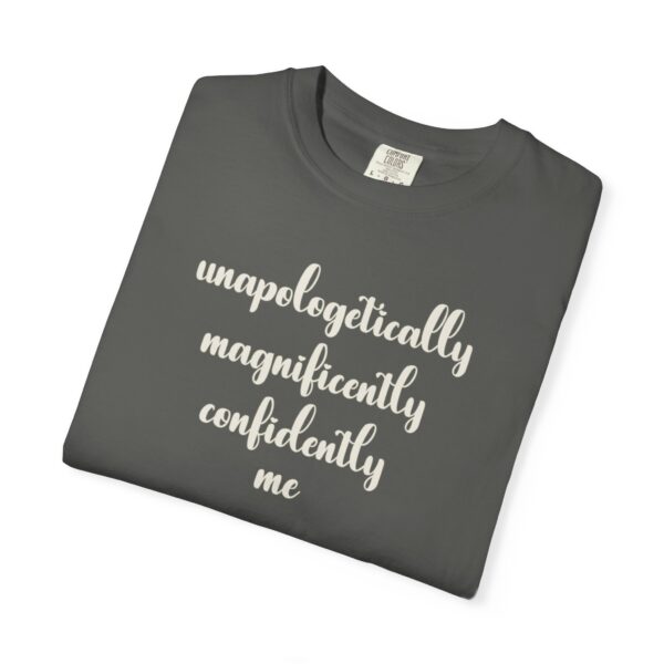 Confidently Me Heavyweight T-Shirt - Floral Text - Image 17