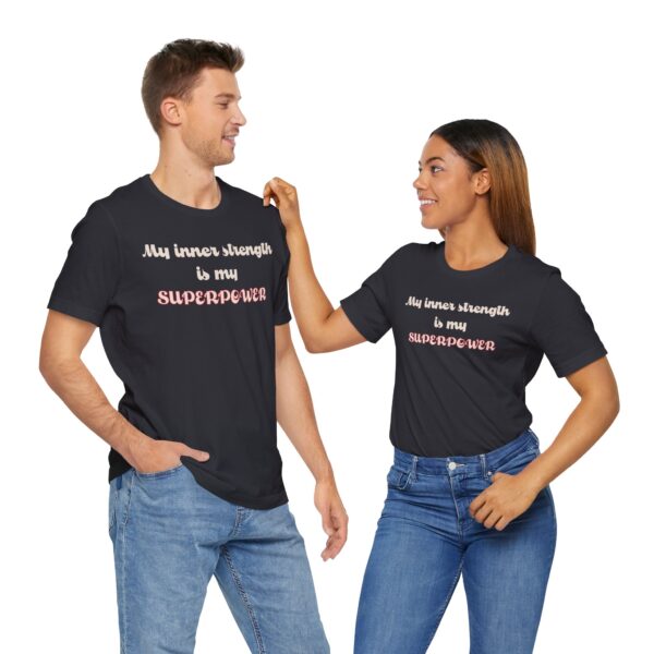 My Inner Strength is My Superpower Lightweight Shirt - Text Only - Image 10