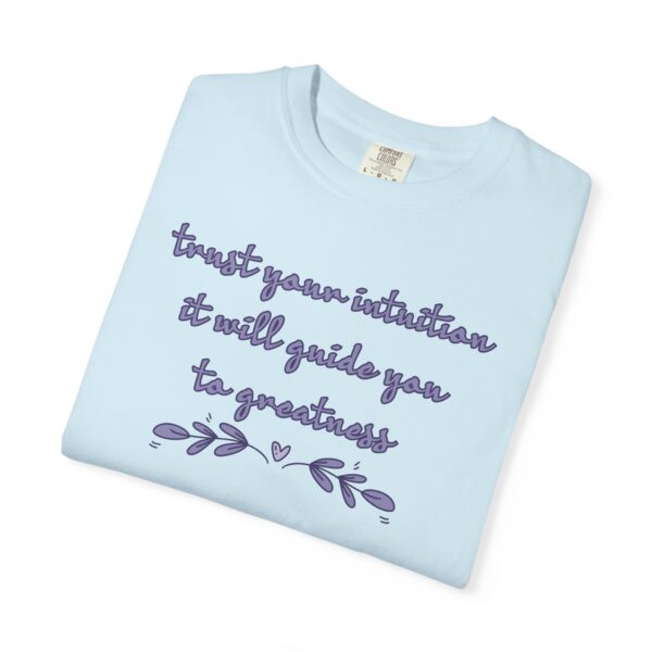 Trust Your Intuition Heavyweight T-Shirt - Floral Text - Image 21