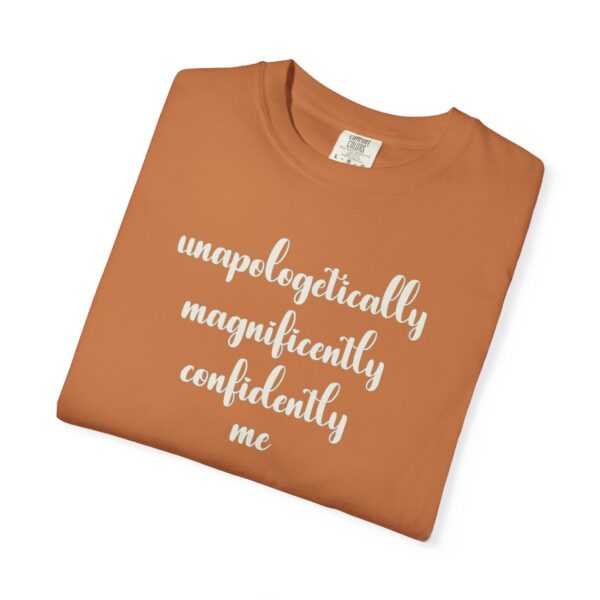 Confidently Me Heavyweight T-Shirt - Floral Text - Image 8
