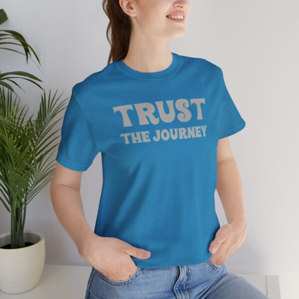 Trust the Journey Lightweight T-Shirt - Text Only - Image 17