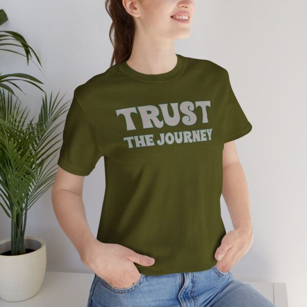 Trust the Journey Lightweight T-Shirt - Text Only - Image 22
