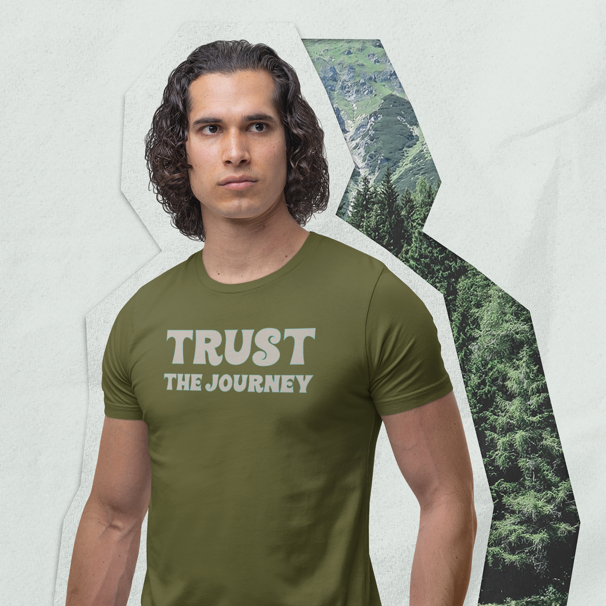 Trust the Journey Lightweight T-Shirt - Text Only